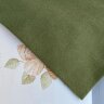 Фланель хлопковая отрез 36*50см цвет Зеленый лесной
