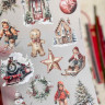 Термонаклейки лист А5 для рукоделия Merry Christmas 
