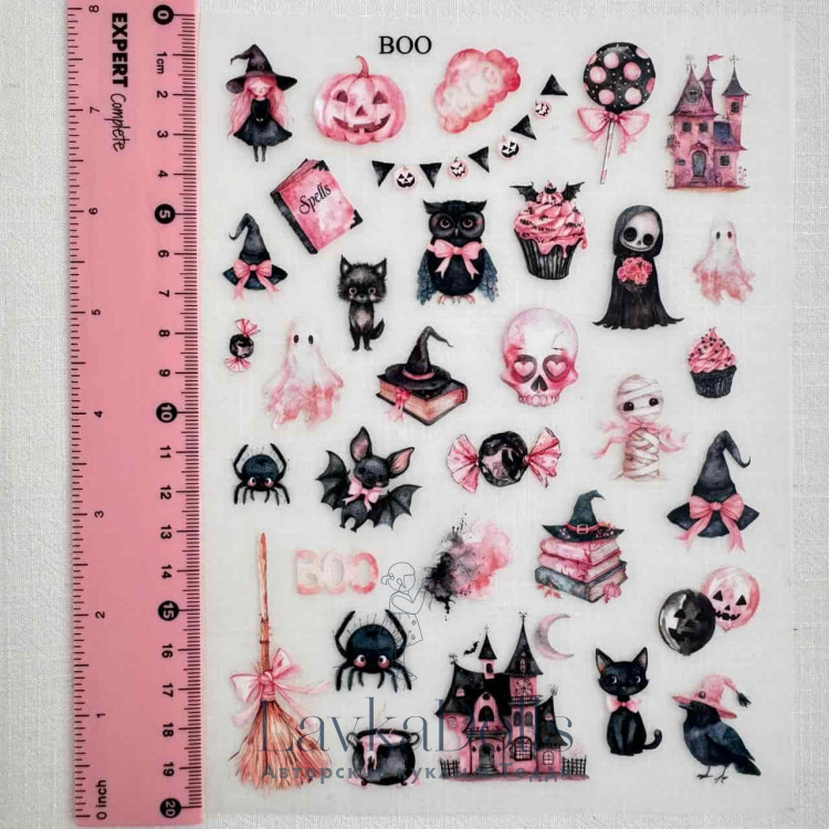 Термонаклейки лист А5 для рукоделия BOO