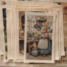 Постер Сказки, купон на холсте 19*24см Домик - ботинок Постер Сказки, купон на холсте 19*24см Домик - ботинок