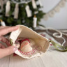 Лен лимитированная коллекция "Holiday calendar" купон 45*47 Праздник, мешок с игрушками 