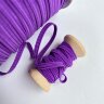 Резинка цветная ш3мм длина 1 метр, цвет фиолетовый темный