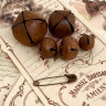 Бубенцы металлические ржавые d15мм НЕ ЗВЕНЯТ