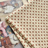Хлопок коллекция Пикси отрез 35*50см Сердечки красные